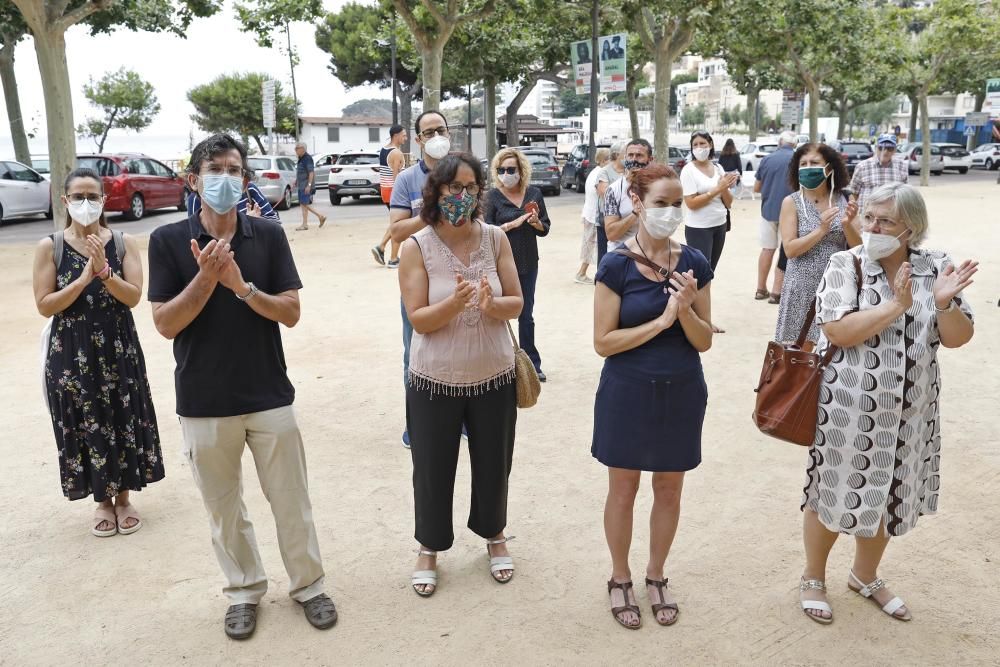 Acte de rebuig de l'atac amb àcid a la mare i una filla a Sant Feliu de Guíxols