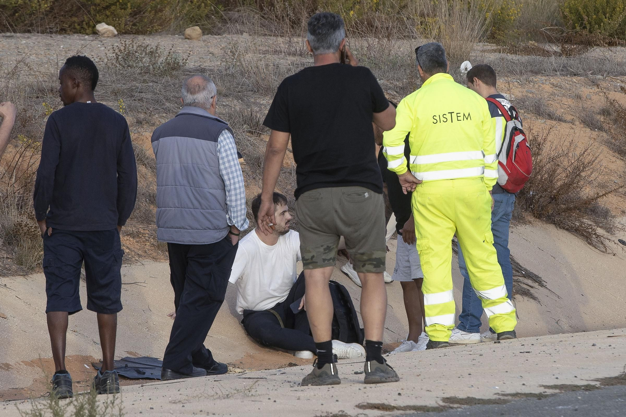 Las imágenes del grave accidente en la A-30 provocadas un conductor drogado
