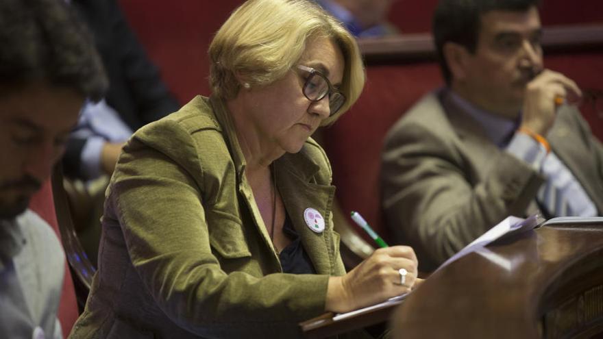 La regidora Consol Castillo, en el Ayuntamiento de Valencia.