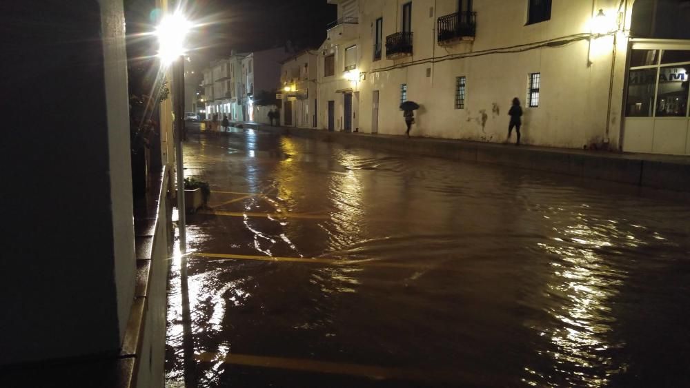 Girona viu un episodi de pluges intenses