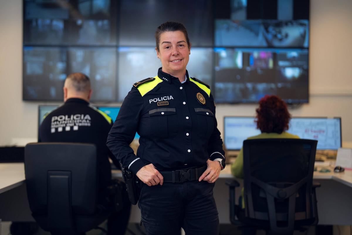 Sandra Laínz, caporal de policia municipal de mollet del vallès.