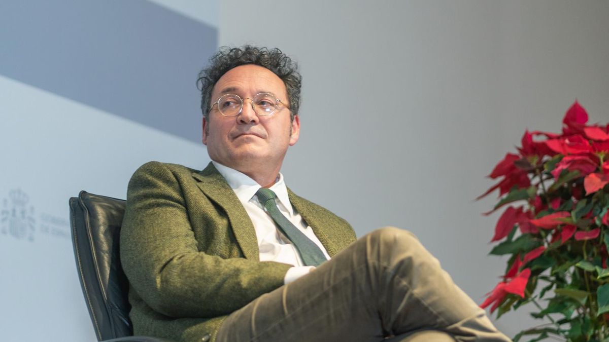 El fiscal general del Estado, Álvaro García Ortiz, durante el acto en homenaje a la Constitución, en el Palacio Provincial de la Diputación de Toledo.