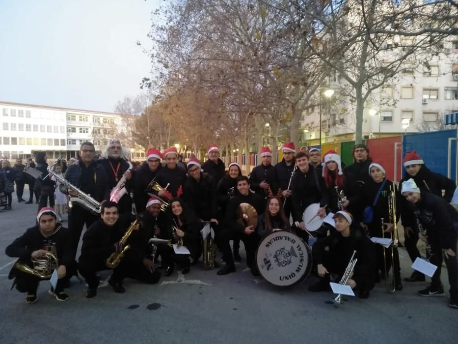 La banda de Alaquàs en la cabalgata.