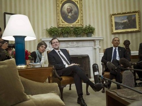 Encuentro de Rajoy y Obama en la Casa Blanca