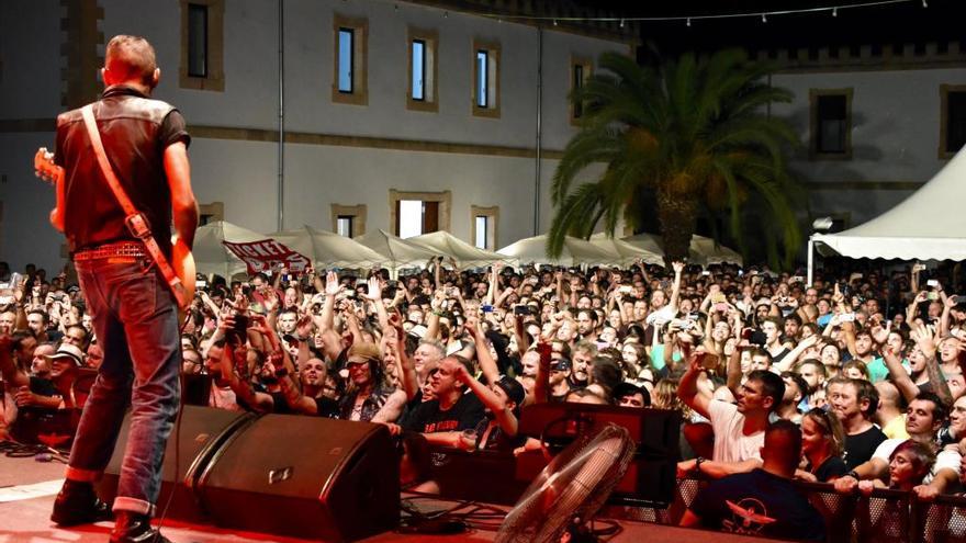 Imagen de un reciente concierto celebrado en el cuartel General Luque