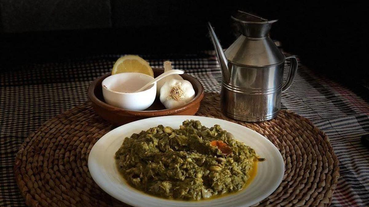Fotografía de un plato de 'cuinat' premiada por el Consell de Ibiza.