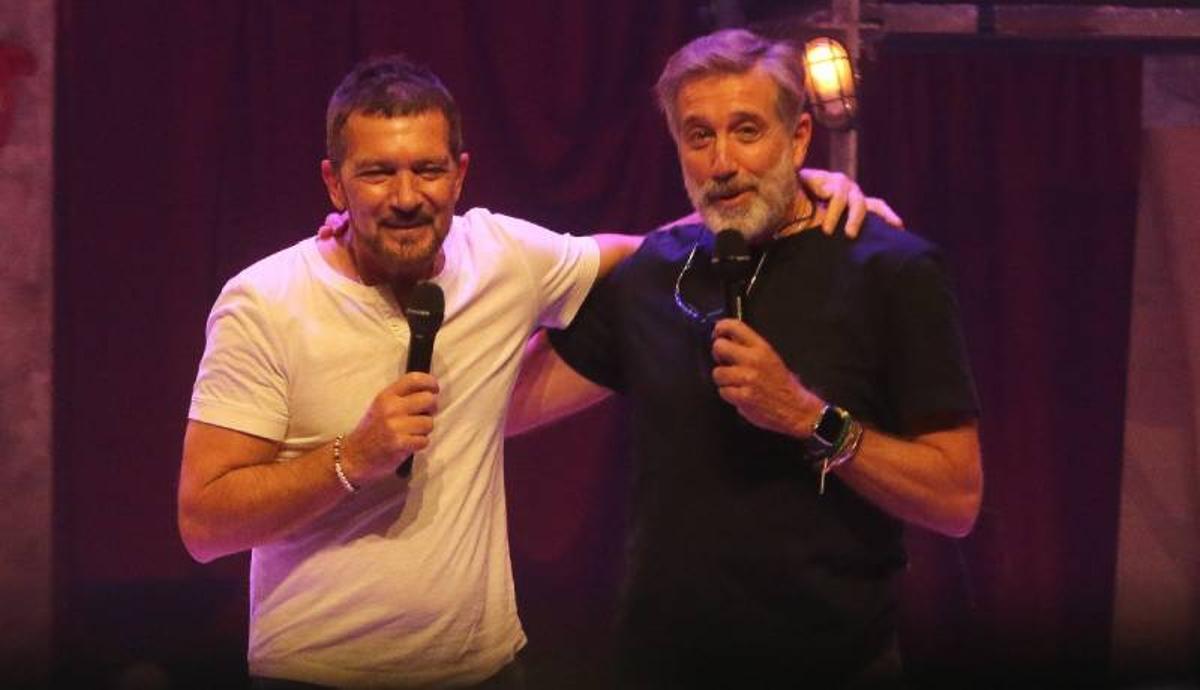Emilio Aragón y Antonio Banderas