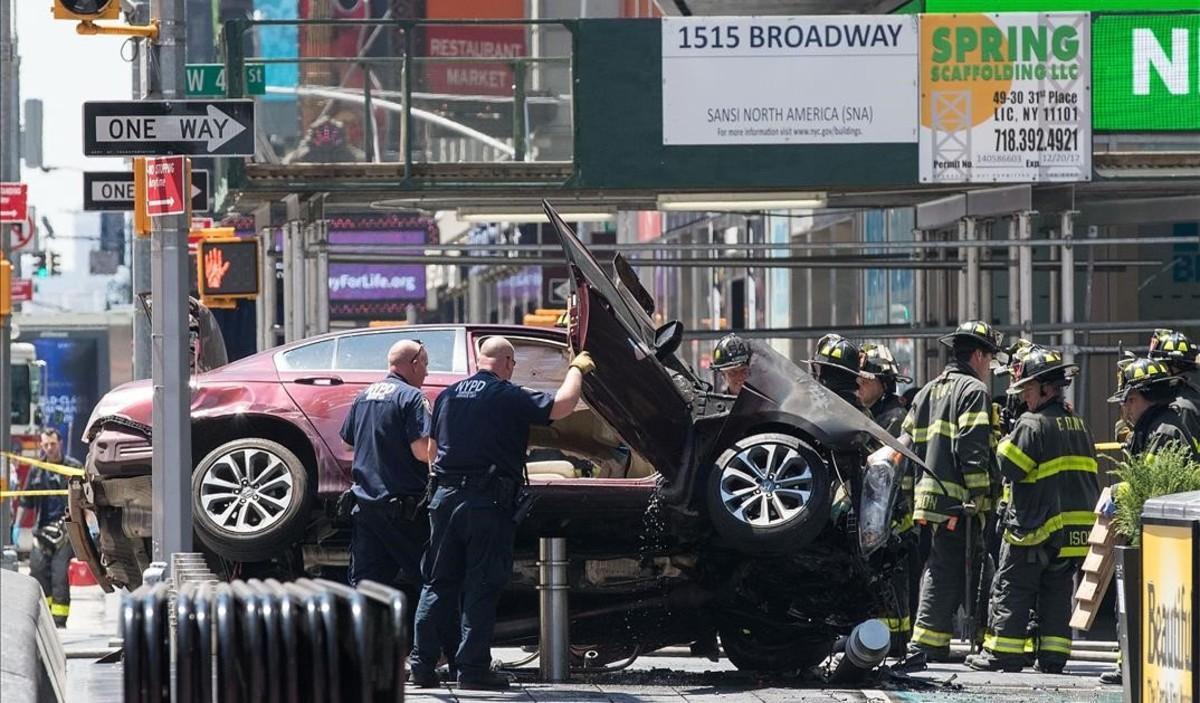 Atropello en Times Square