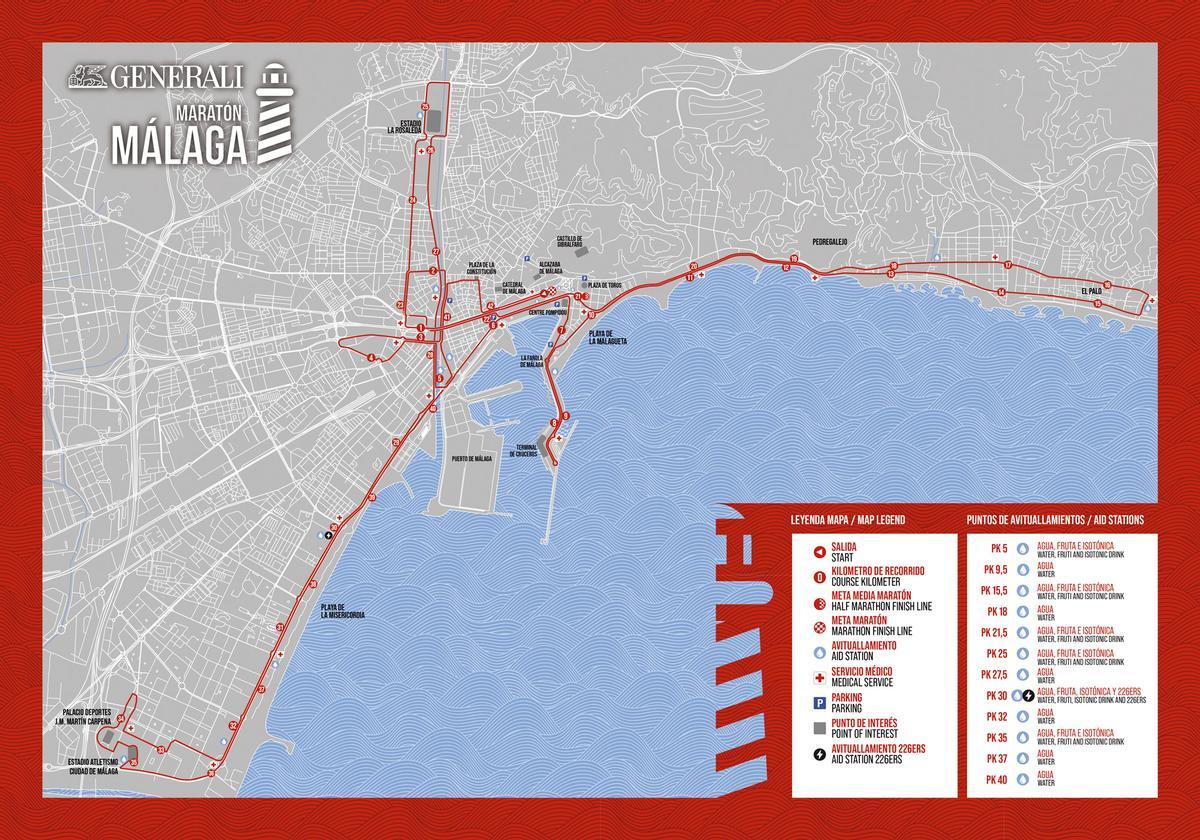Plno del recorrido de la prueba.