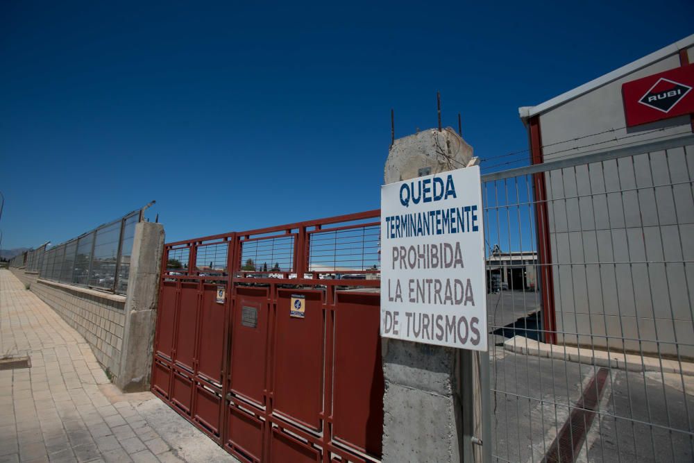 Las imágenes de la "fan zone" del Hércules antes de su llegada al estadio