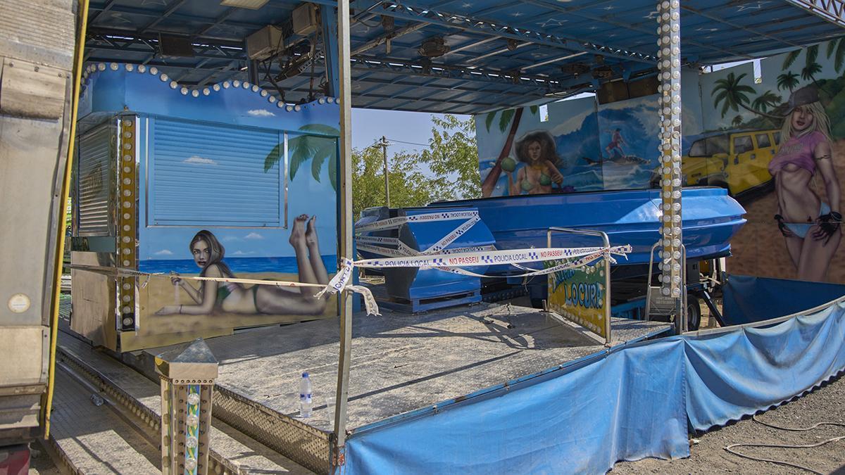 Dos niñas heridas graves en un accidente en una atracción de feria en Tona