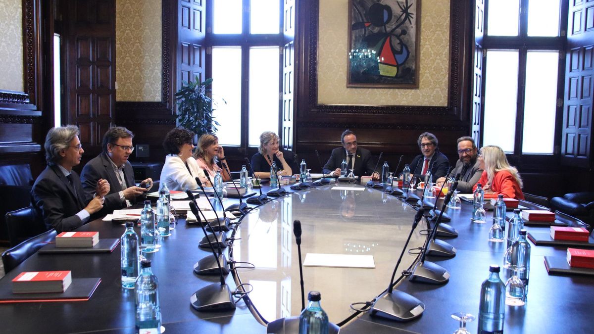 Reunió de la Mesa del Parlament