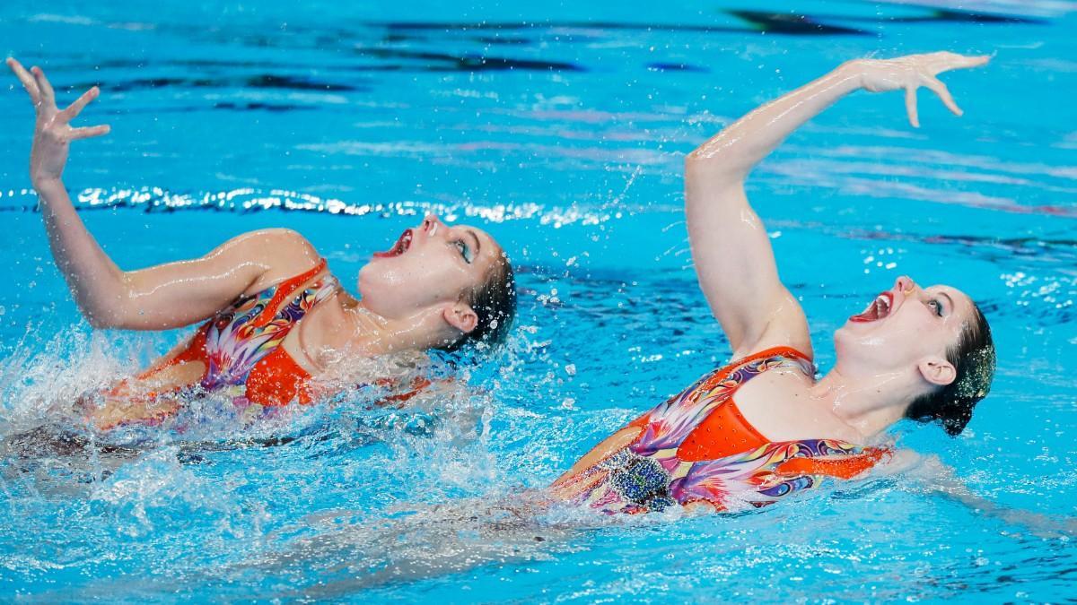 Ozhogina y Tió, durante su programa