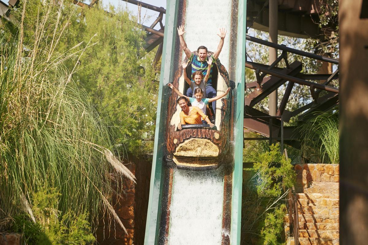 Silver River Flume, una de las atracciones favoritas de Miguel