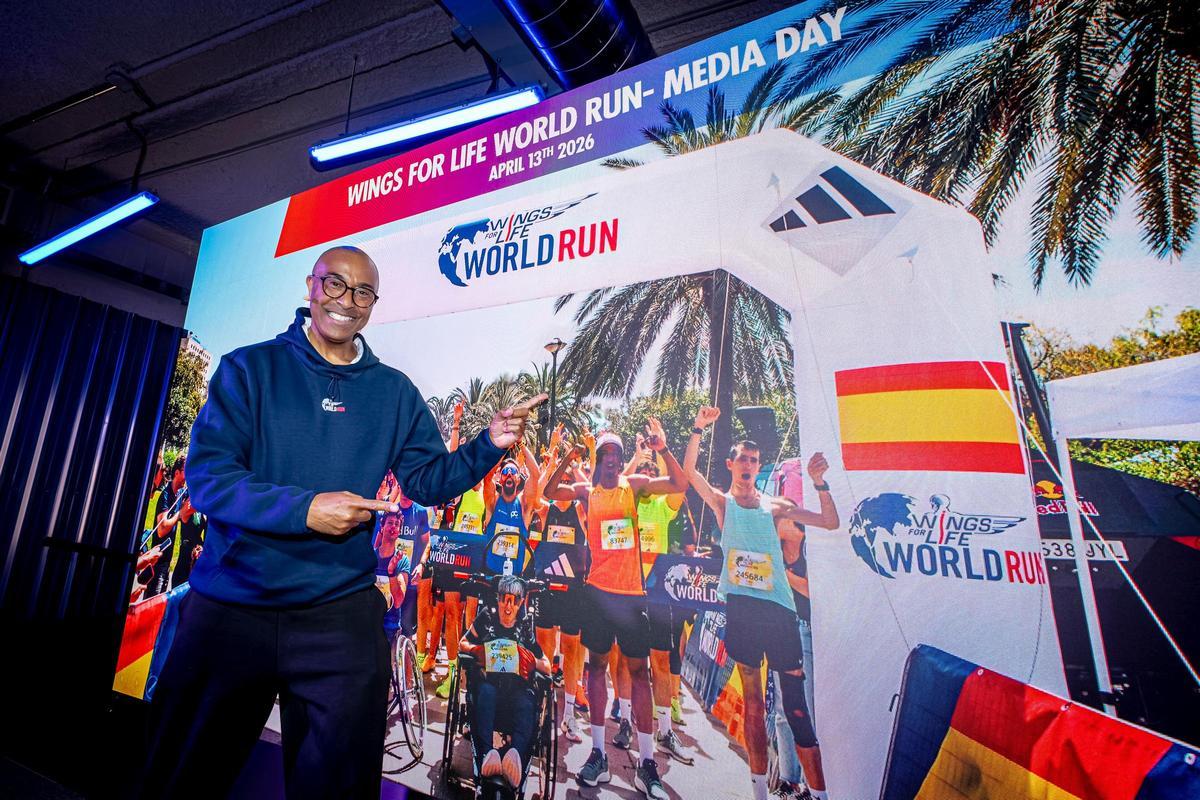 Colin Jackson, embajador de la Wings For Life
