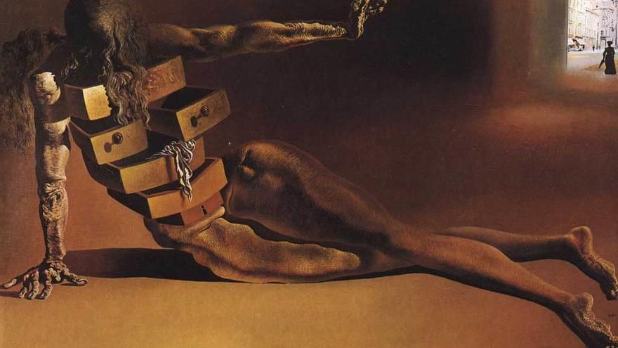 &quot;El escritorio antropomórfico&quot; (1936), de Salvador Dalí.