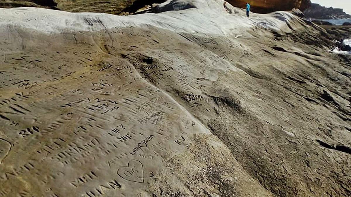 Pintadas, destrozos de vehículos y otros atentados a la naturaleza tinerfeña