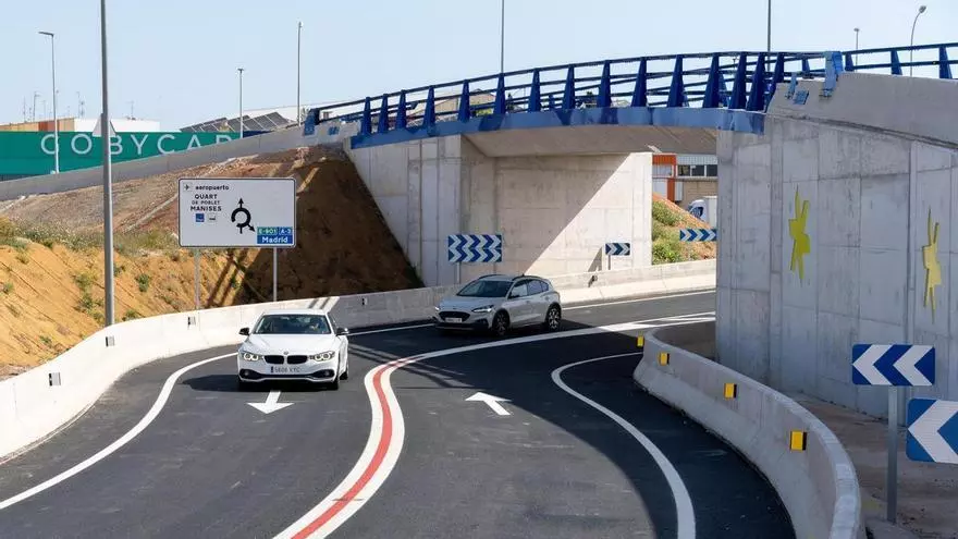 Transportes pone en servicio el nuevo ramal de conexión entre la V-11 y la A-3 en Manises