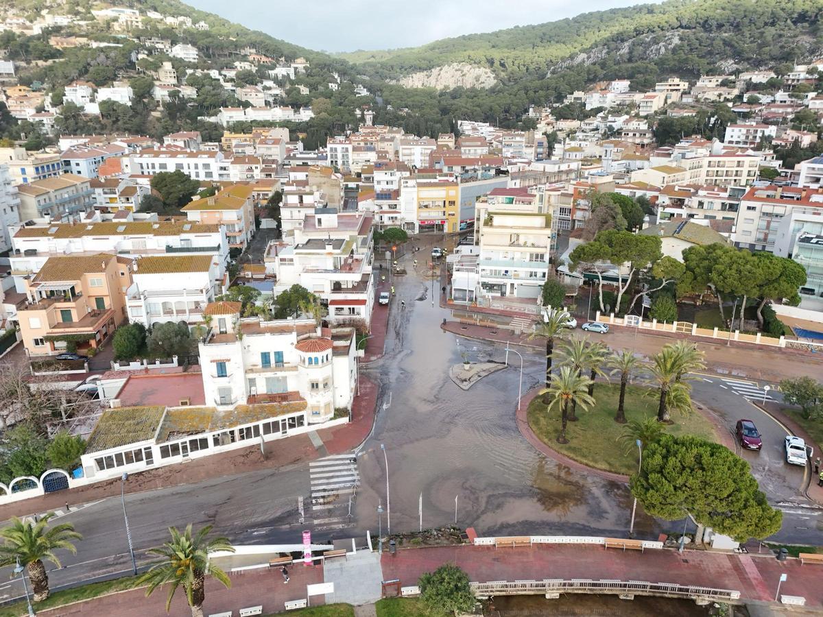 Danys a Torroella de Montgrí pel temporal Harry
