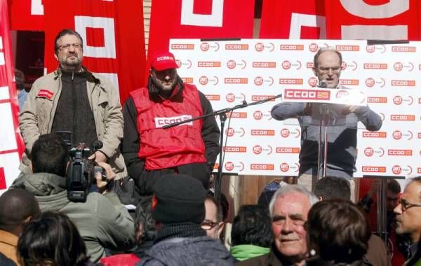 Las imágenes de la manifestación en Zaragoza