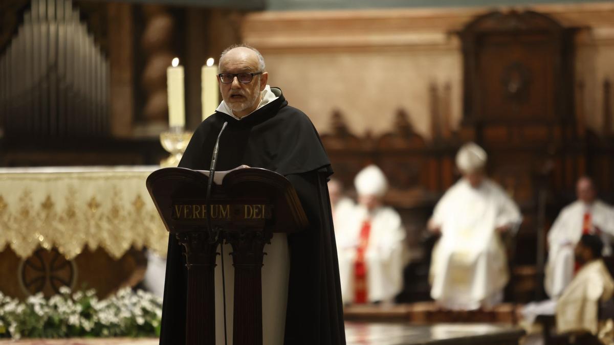 Los mensajes del papa Francisco reviven en la Misa de San Vicente Ferrer
