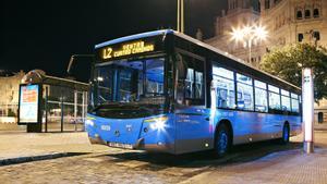 Autobús nocturno de la L2 de Madrid.