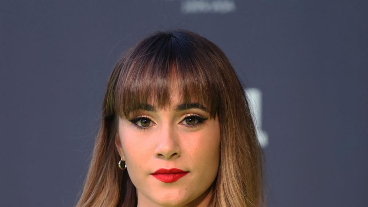 Aitana Ocaña a su llegada a los premios Cadena Dial 2019