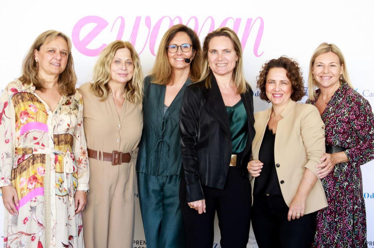 Mónica Izquierdo, Paula Pujol, Marta Guitián, Gaëlle Le Dour, María Vázquez-Dodero y Beatriz Juan de Sentmenat, equipo de CaixaBank en Baleares.