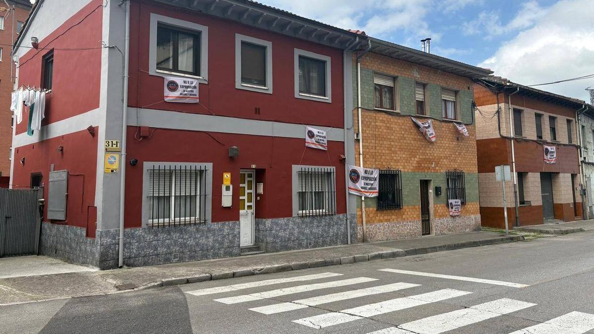 Viviendas en el barrio de El Puente.