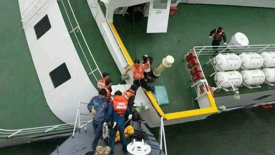 Detenido el capitán del barco surcoreano hundido