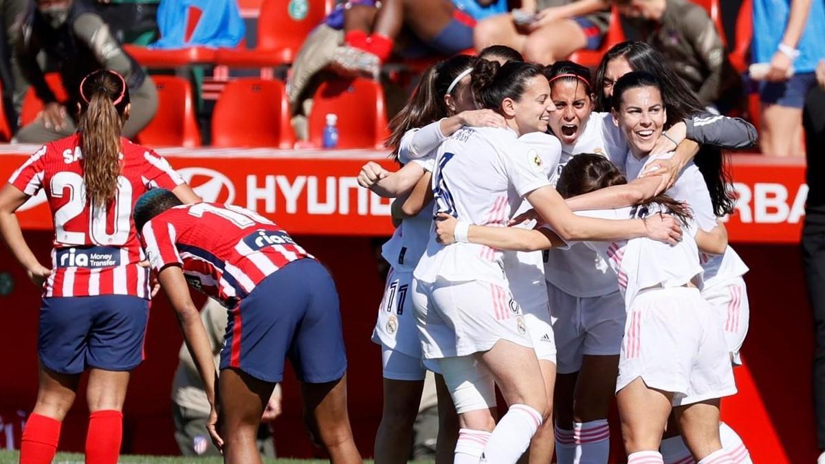 El Real Madrid vence al Atlético y se lleva el derbi de la Primera Iberdrola