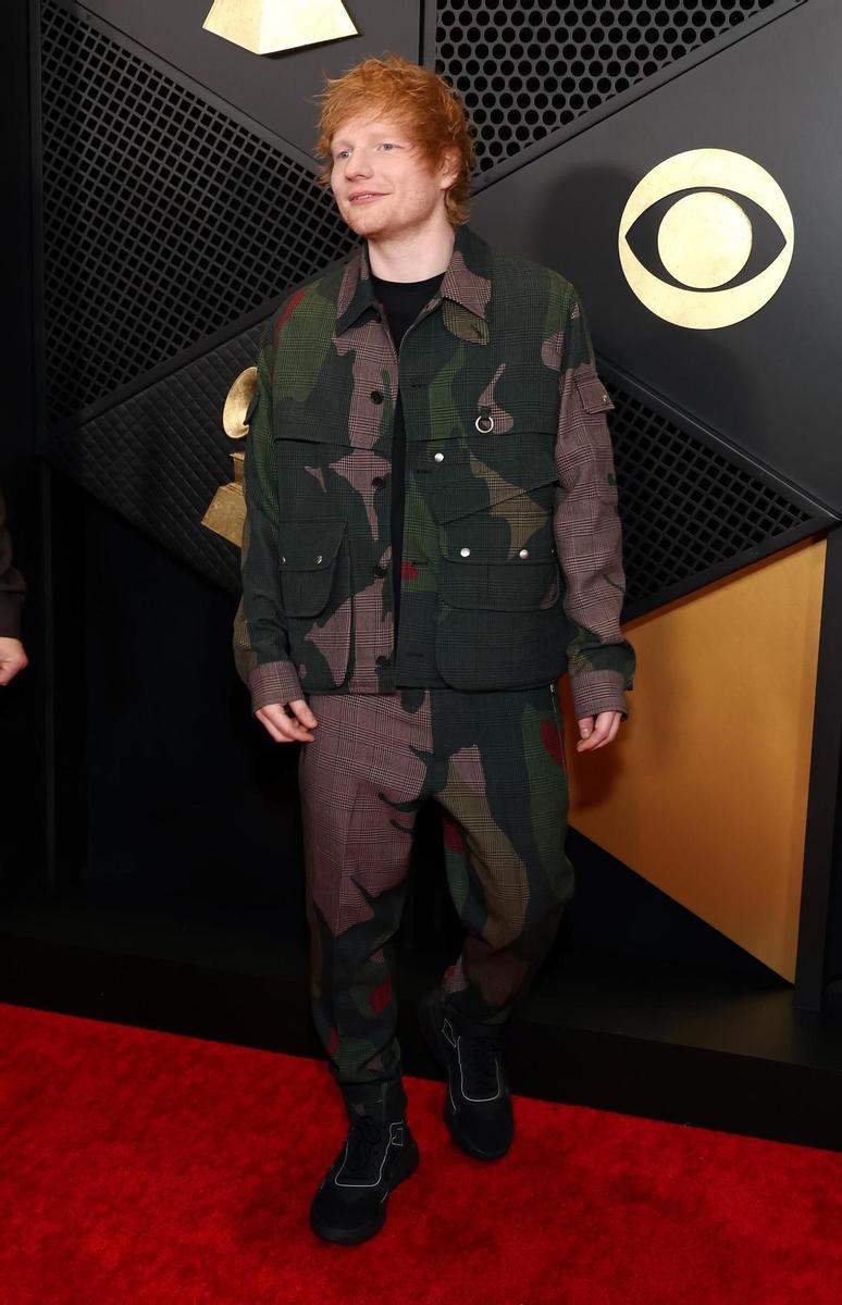 Ed Sheeran en los Premios Grammy 2024