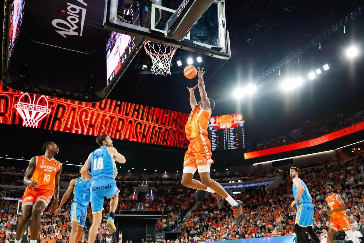 Valencia VLC SPD Baloncesto ACB partido de liga Endesa entre el Valencia Basket y el Dreamland Gran Canaria.