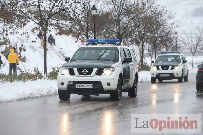 Nieve en Coy y Avilés (Lorca)