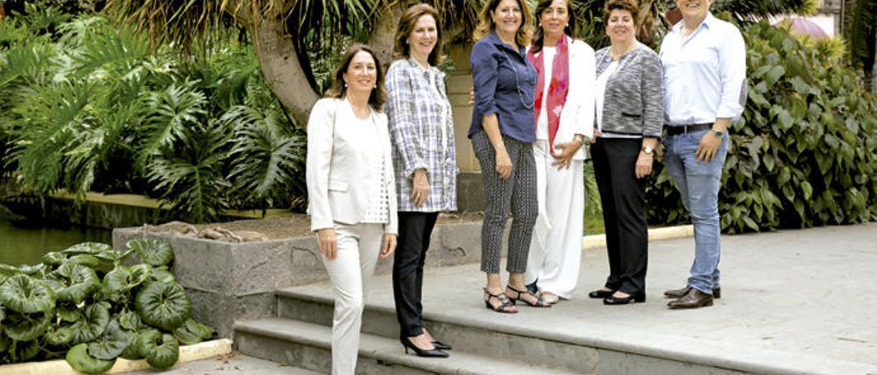 Foto de familia de los Martel Monagas en Las Palmas de Gran Canaria