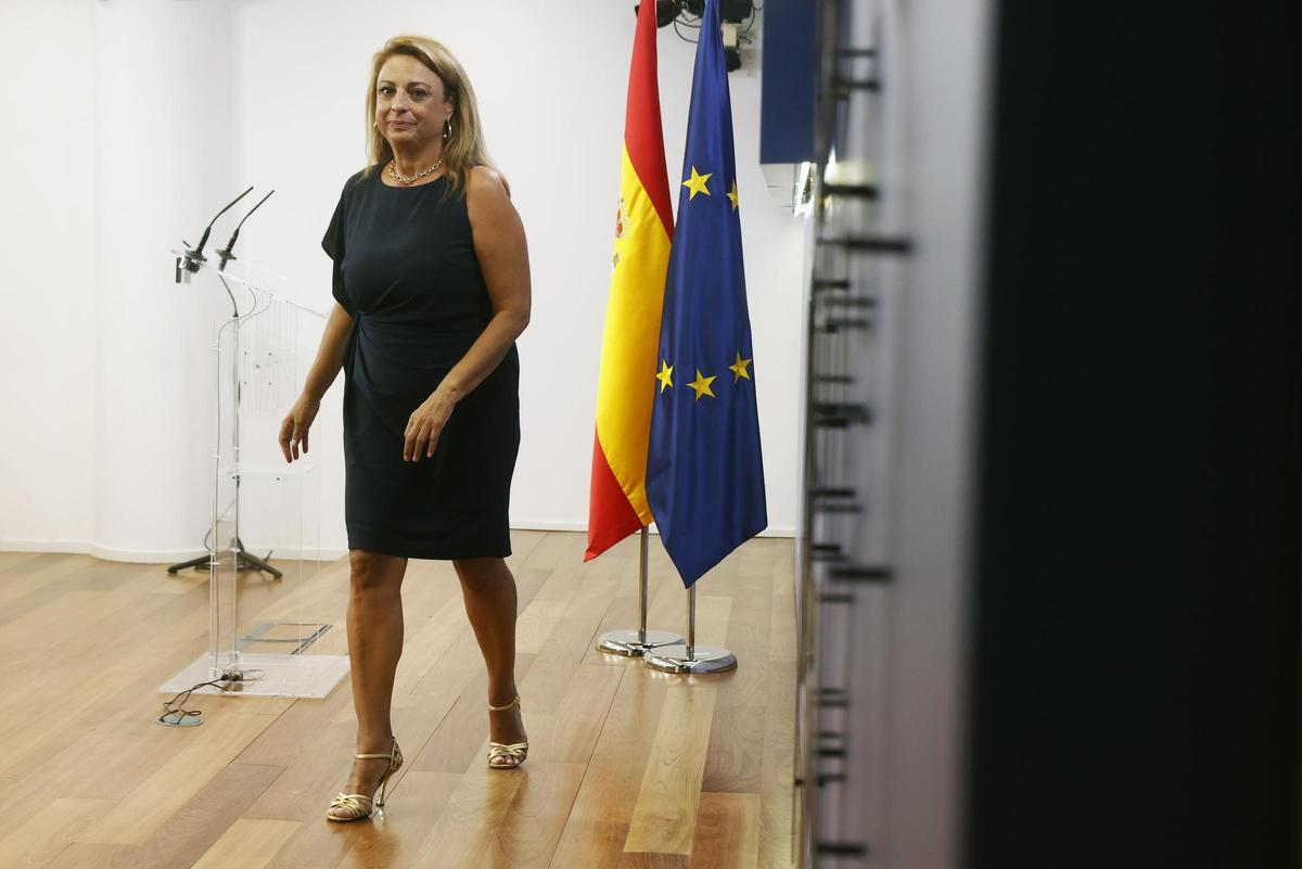 Rueda de prensa de Cristina Valido en el Congreso