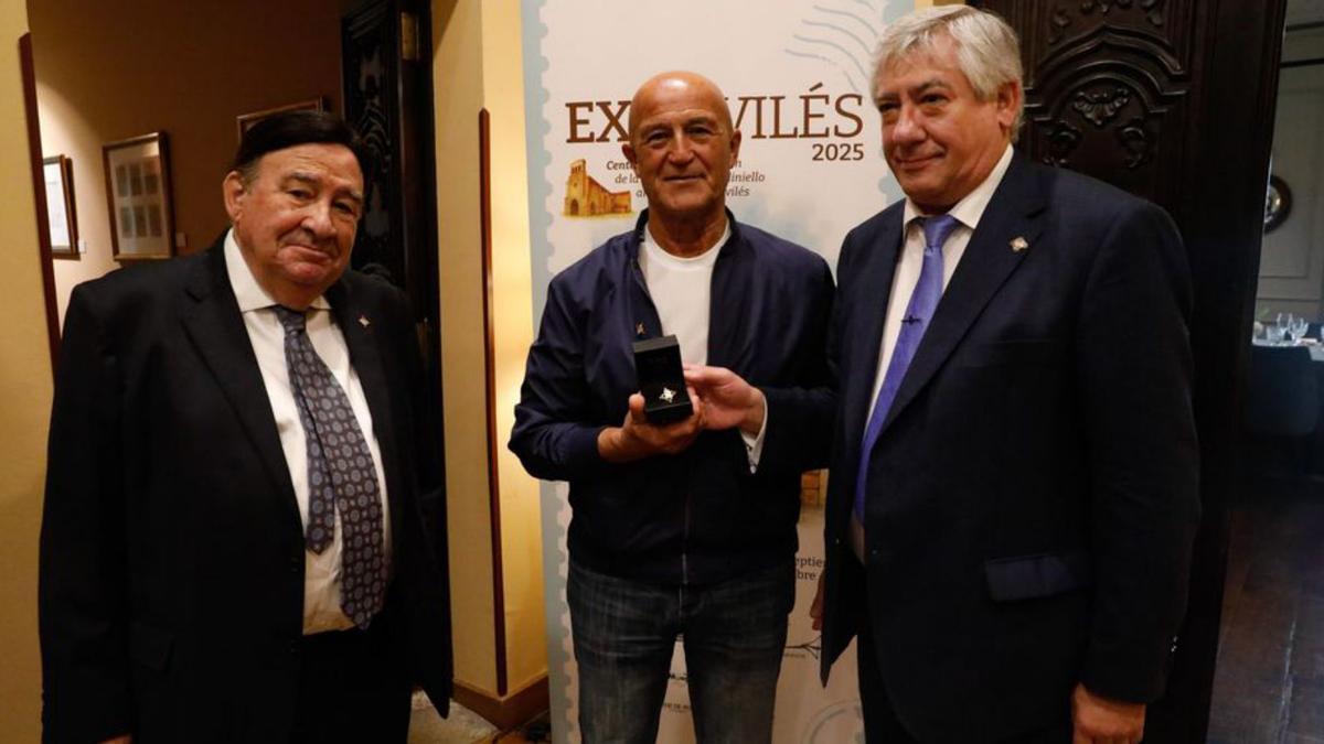 Rafael Macarrón, José Luis de la Cruz y José Ramón Pérez Rumoroso. | MARA VILLAMUZA