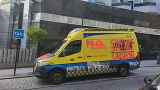 Sanidade interviene el servicio de ambulancias de Vigo, Moaña y Cangas, en huelga jueves y viernes
