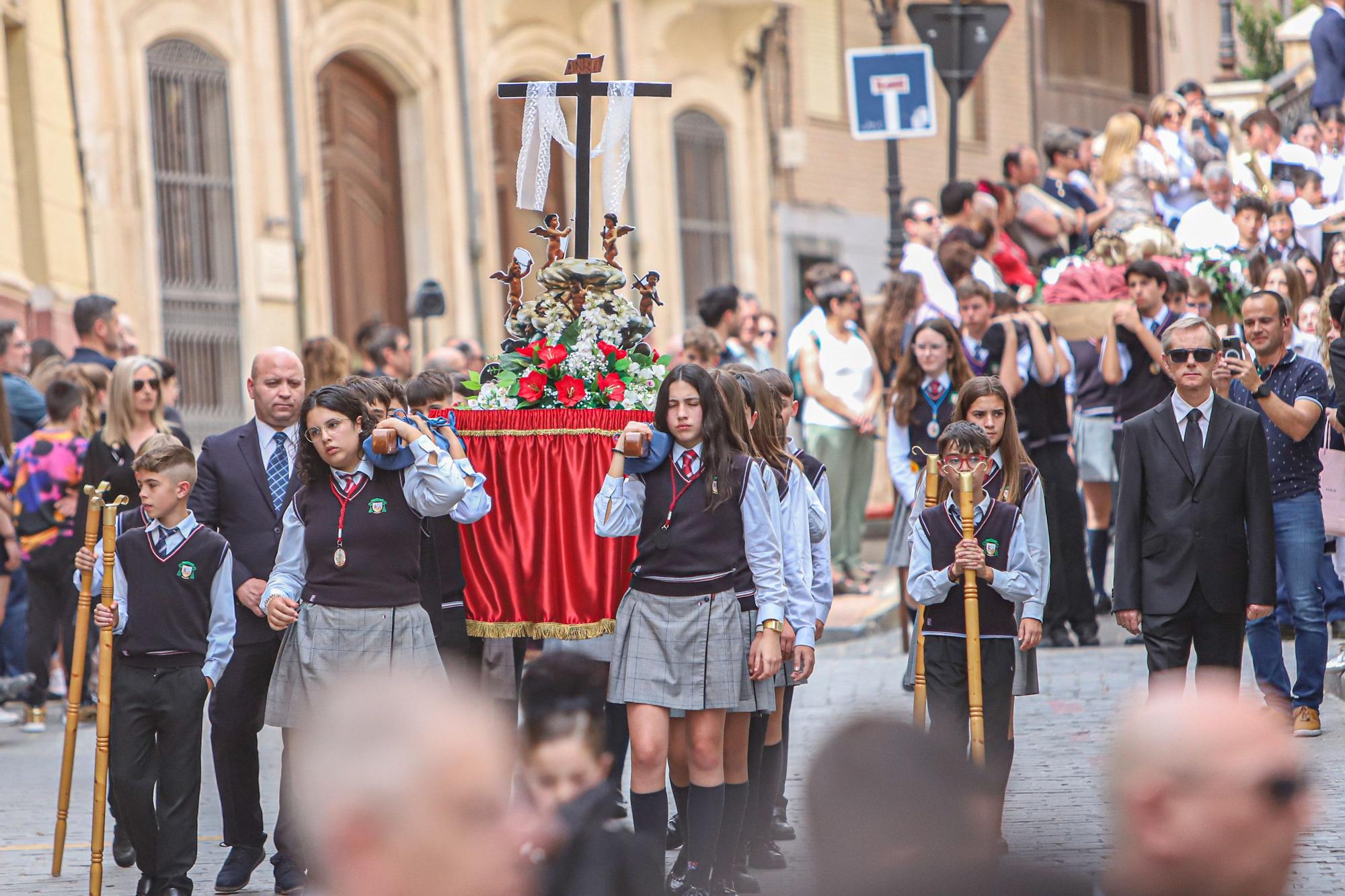 Procesión infantil del Santo entierro y Resurrección Colegio Oratorio Festivo de Orihuela