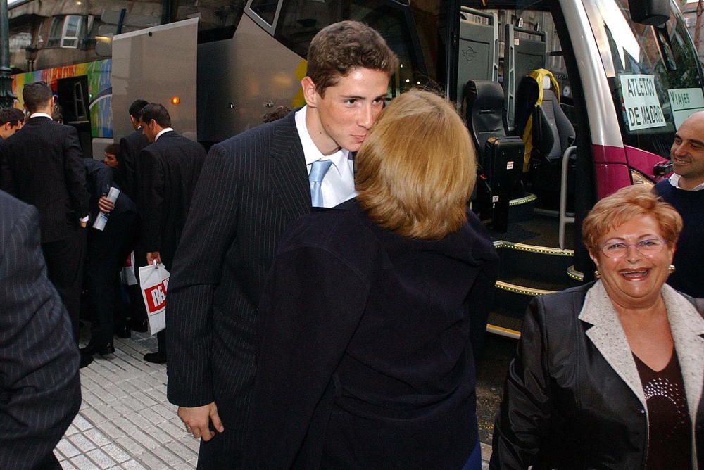 Torres, en el aeropuerto de Peinador