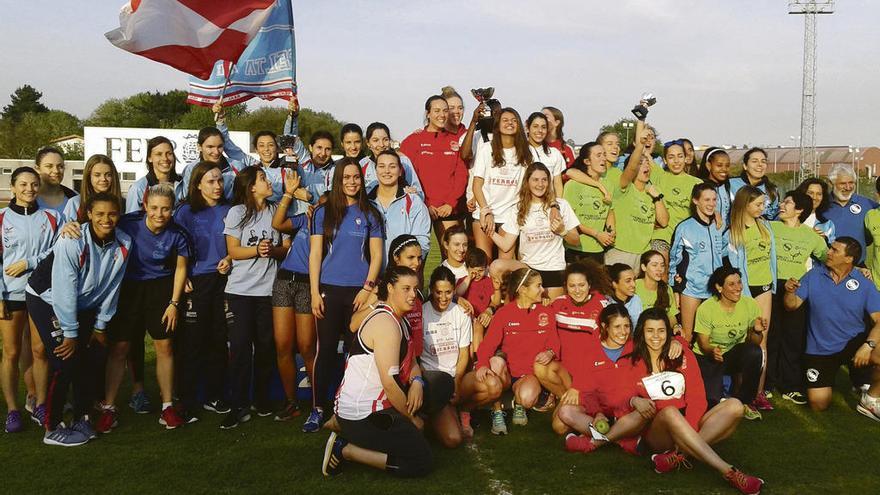 Componentes del equipo femenino del Celta. // Flor Currás