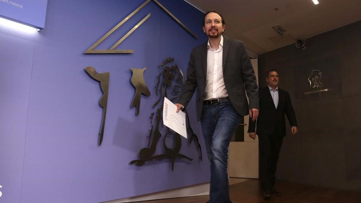 El secretario general de Podemos, Pablo Iglesias, el pasado 6 de junio.