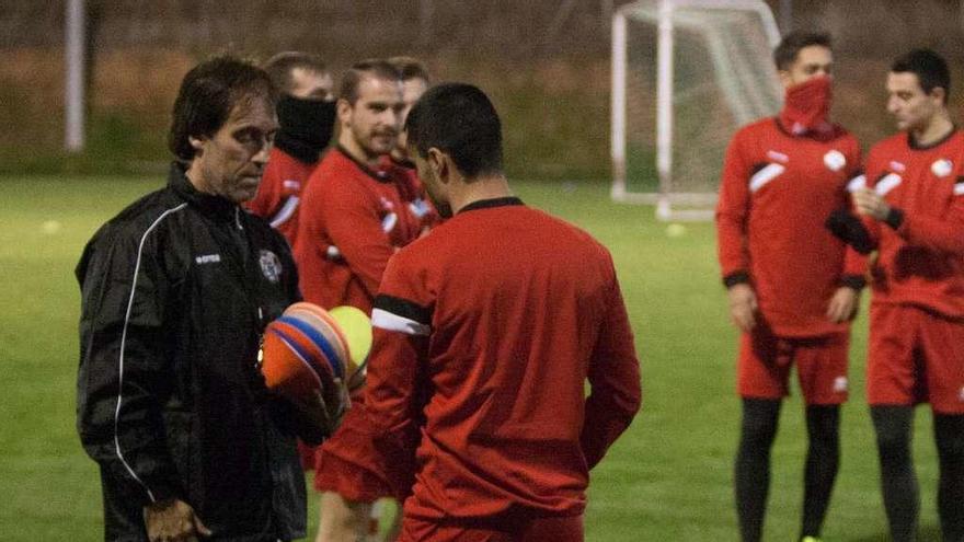 Carlos Tornadijo, durante un entrenamiento.