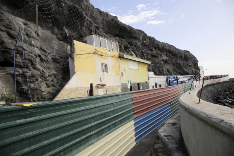 Zonas con riesgos de desprendimiento en Tenerife