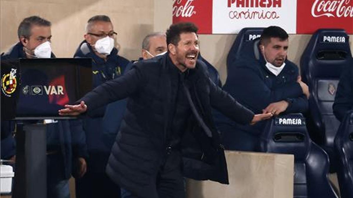 Diego Simeone, técnico del Atlético