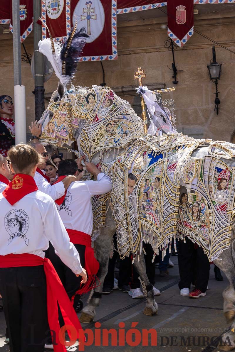 Recorrido Caballos del Vino día dos de mayo en Caravaca