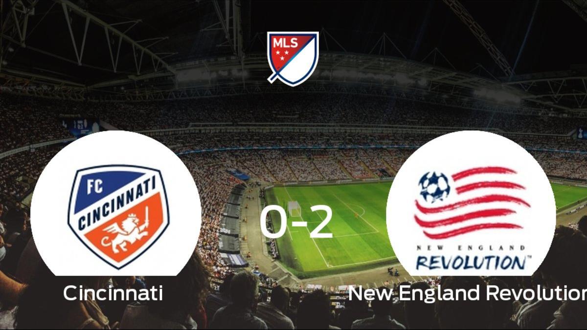 El New England Revolution derrota 0-2 al Cincinnati y se lleva los tres puntos