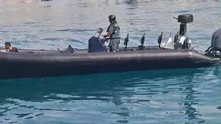 Tres guardias civiles heridos durante la intercepción de una lancha destinada al traslado de inmigrantes