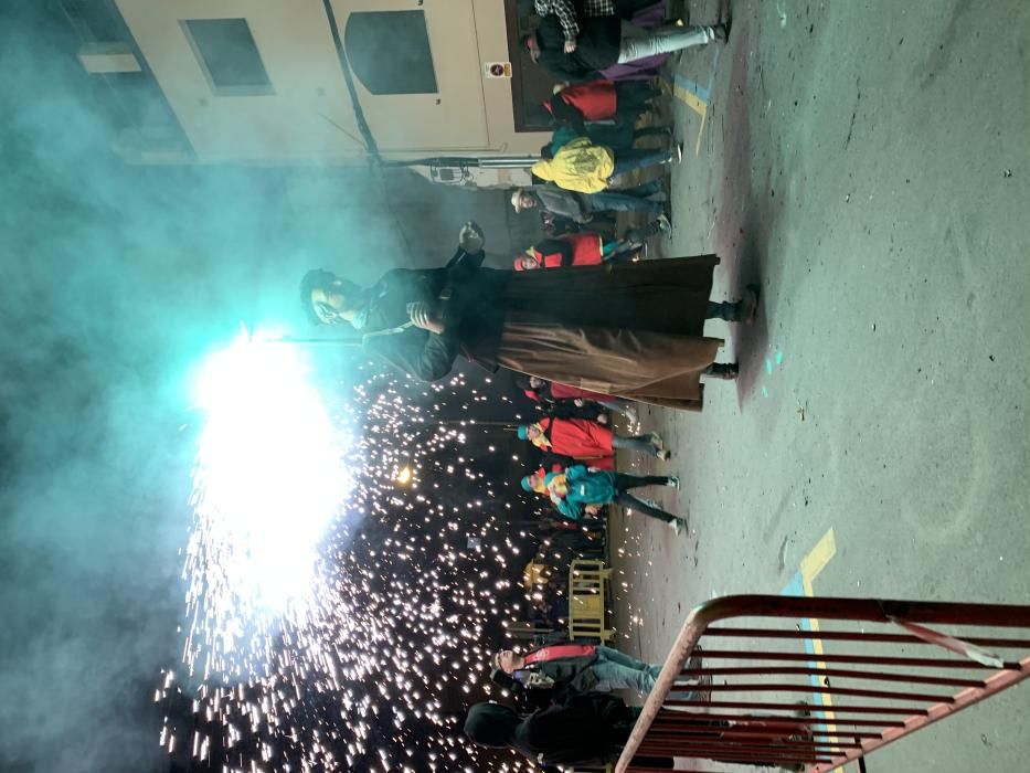 La mostra de foc del carnaval de Sallent