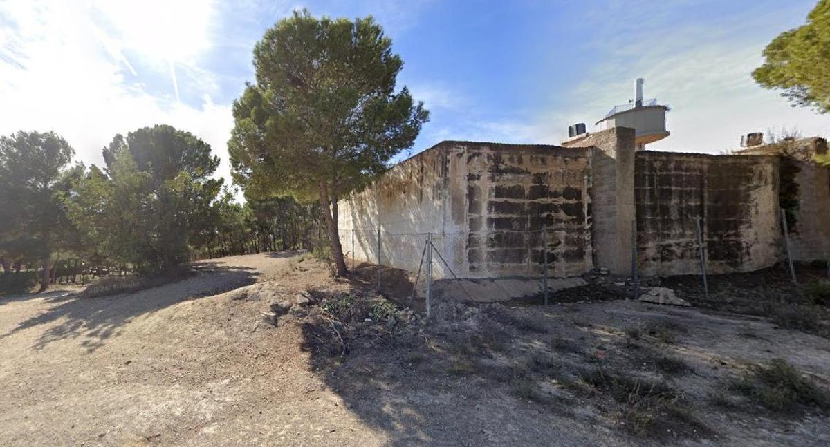 Zona donde se ubicaría el depósito de agua en Mas Camarena.